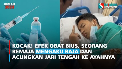 Kocak! Efek Obat Bius, Seorang Remaja Mengigau kemudian Mengaku Raja dan Acungkan Jari Tengah ke Ayahnya