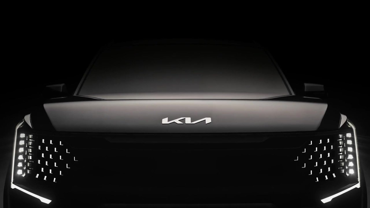 Ersten Eindruck vom Aussendesign des Kia EV9