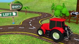 Learn Colors with PACMAN Tractor Farm WaterMelon Street Vehicle for Kid Children