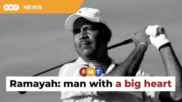 Golf hero Ramayah’s dying wish for needy caddies melts hearts