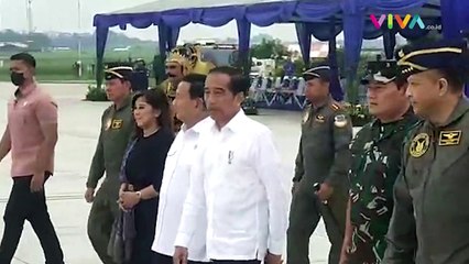 Resmi! Jokowi Mandikan Pesawat Super Hercules C 130 J TNI AU