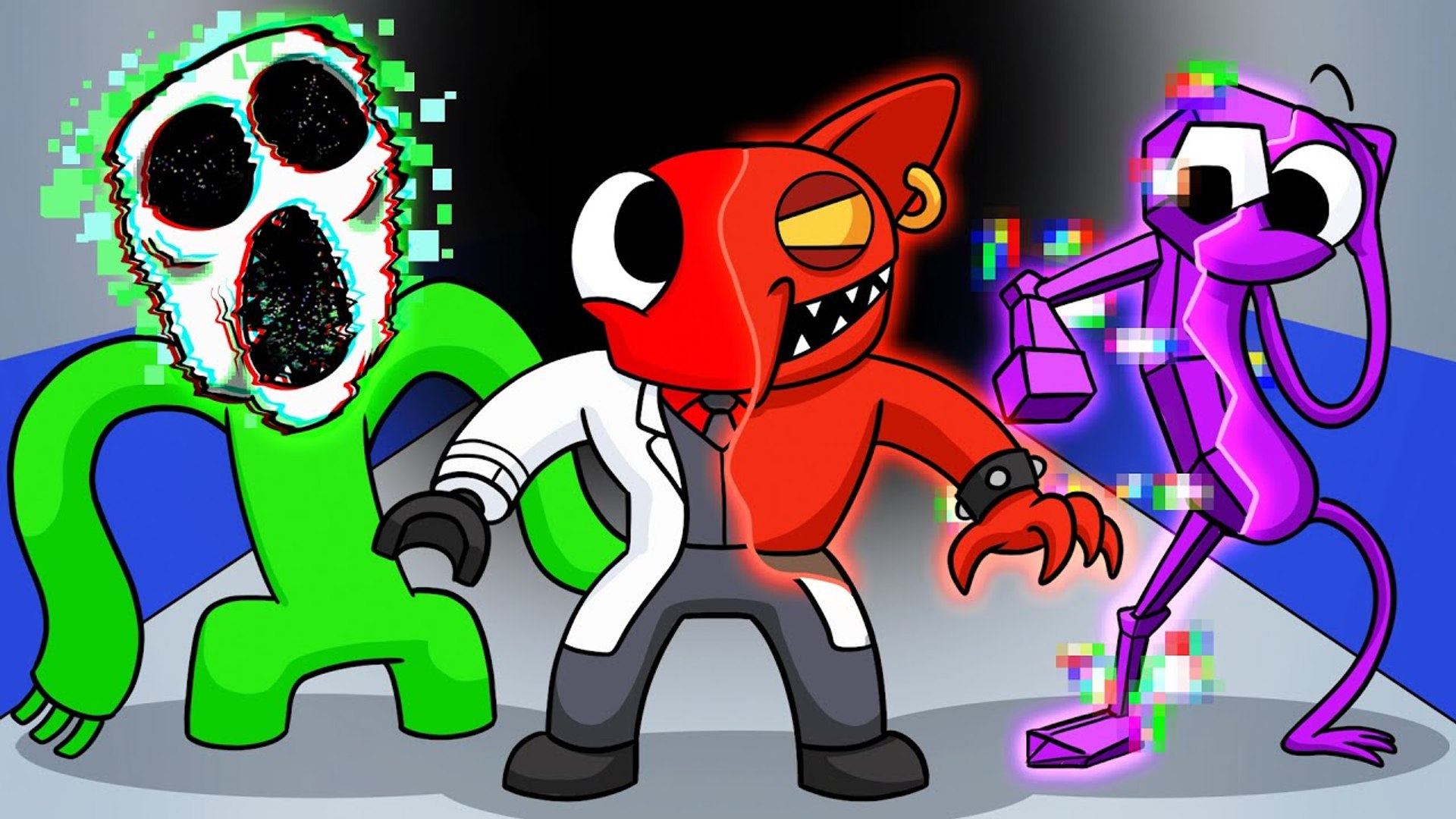 THE RAINBOW FRIENDS DIE but GHOSTS GET REVENGE! Cartoon Animation by  GameToons 