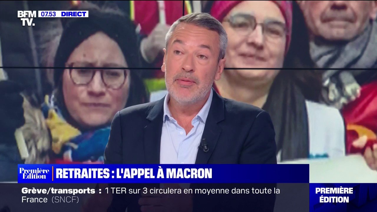 ÉDITO -Réforme des retraites: "On en est à six journées de mobilisation (...), deux nouvelles journées sont annoncées, mais c'est comme si ça n'existait pas, l'exécutif fait le gros dos depuis la présentation de sa réforme"