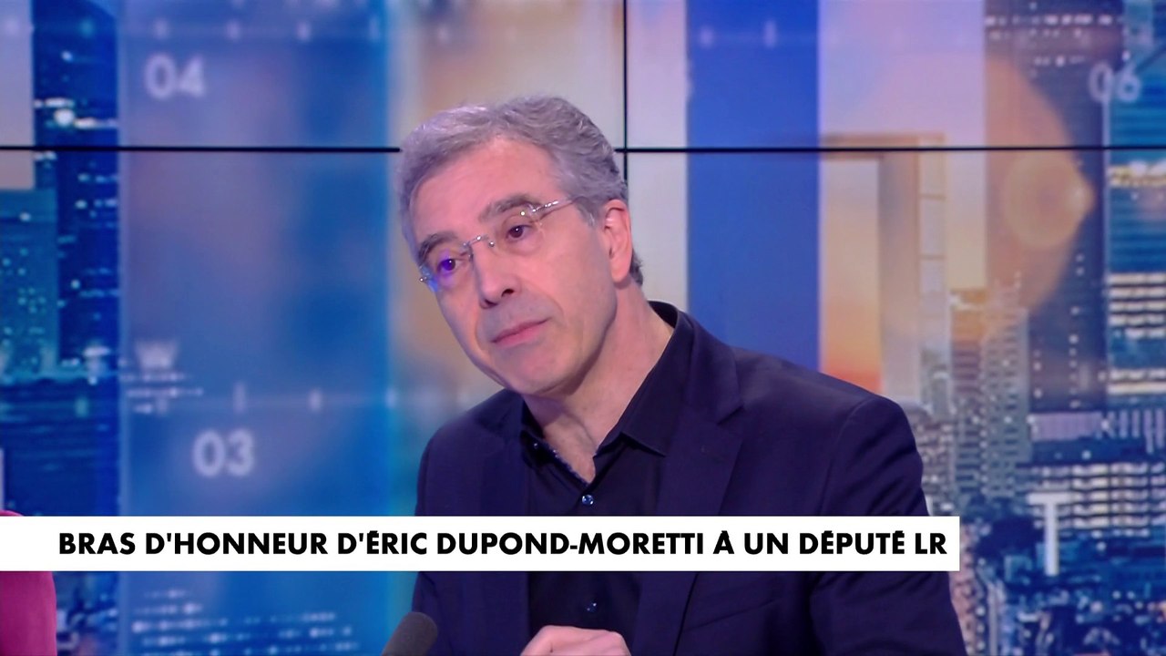 Dominique Reynié : «C'est un mauvais signe, il ne faudrait pas l'ensemble de la classe politique se mette au diapason de la NUPES», à propos du bras d'honneur d'Éric Dupond-Moretti à un député LR