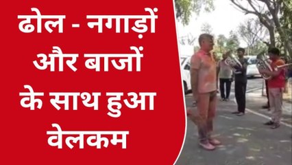 उदयपुर: आईजी और एसपी का होली पर कैसे हुआ स्वागत, देखिए खबर