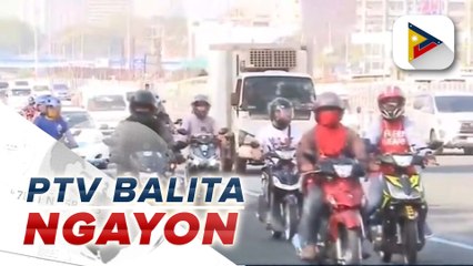 Dry run para sa exclusive motorcycle lane sa Commonwealth Avenue, sisimulan na sa Huwebes