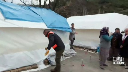 Depremzede Koçyağız köylüleri konteyner ev istiyor