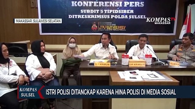 Istri Polisi Ditangkap Krimsus Polda Sulsel, Gaungkan Tagar percumalaporpolisi