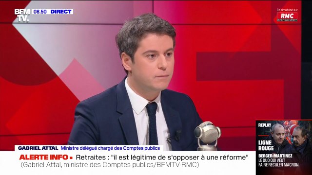Gabriel Attal: Je n'ai pas de doutes sur le fait que les députés Renaissance voteront la réforme des retraites
