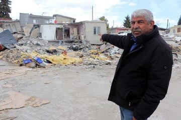 DEPREMDE 1'İNCİ KATI ÇÖKEN EVDEN EŞİYLE ÇIKTI, 'MUCİZEYDİ' DEDİ