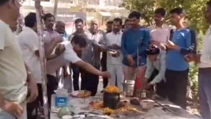 मुरैना: मुक्तिधाम पर होली मिलन समारोह हुआ आयोजित, सैकड़ों लोग हुए शामिल