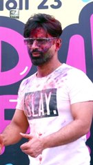 होली पार्टी में Rahul Vaidya को पहचानना हुआ मुश्किल