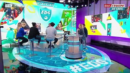 Laurie Delhostal de retour dans "L'équipe de Greg" sur la chaîne L'équipe