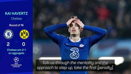 Havertz admits 'I was nervous' before retaken Dortmund penalty