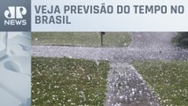 Risco de temporais com granizo em vários estados do Brasil