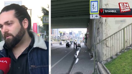 Maltepe köprüsünde midye kabukları ortaya çıktı