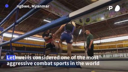 Myanmar traditional boxing packs a punch, kick and headbutt