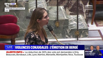 Chahutée à l'Assemblée nationale après avoir présenté une proposition de loi sur les violences conjugales, Aurore Bergé finit en larmes