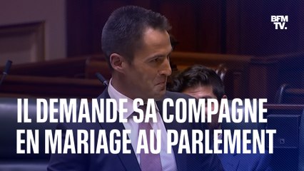 Un député australien demande sa compagne en mariage au Parlement