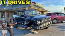 Rebuilding A Wrecked 2021 Ford Bronco Part 2!!!