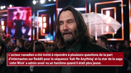 Keanu Reeves assure avoir vu un fantôme étant plus jeune !