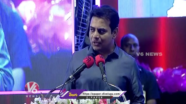 Minister KTR About Setting Program In Hussain Sagar | V6 News