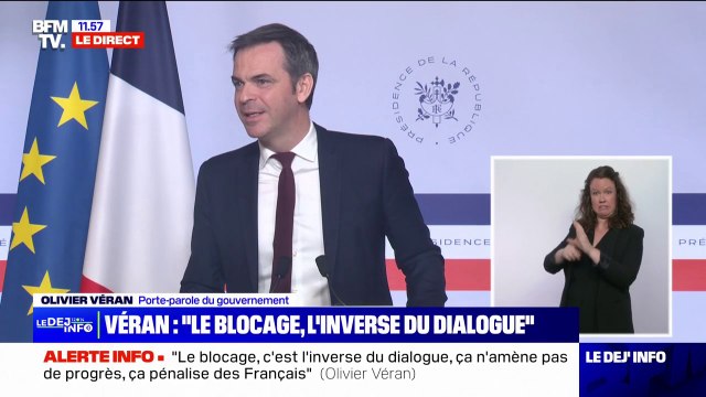 Olivier Véran: Le président de la République respecte les institutions [...] aujourd'hui le texte est au Sénat