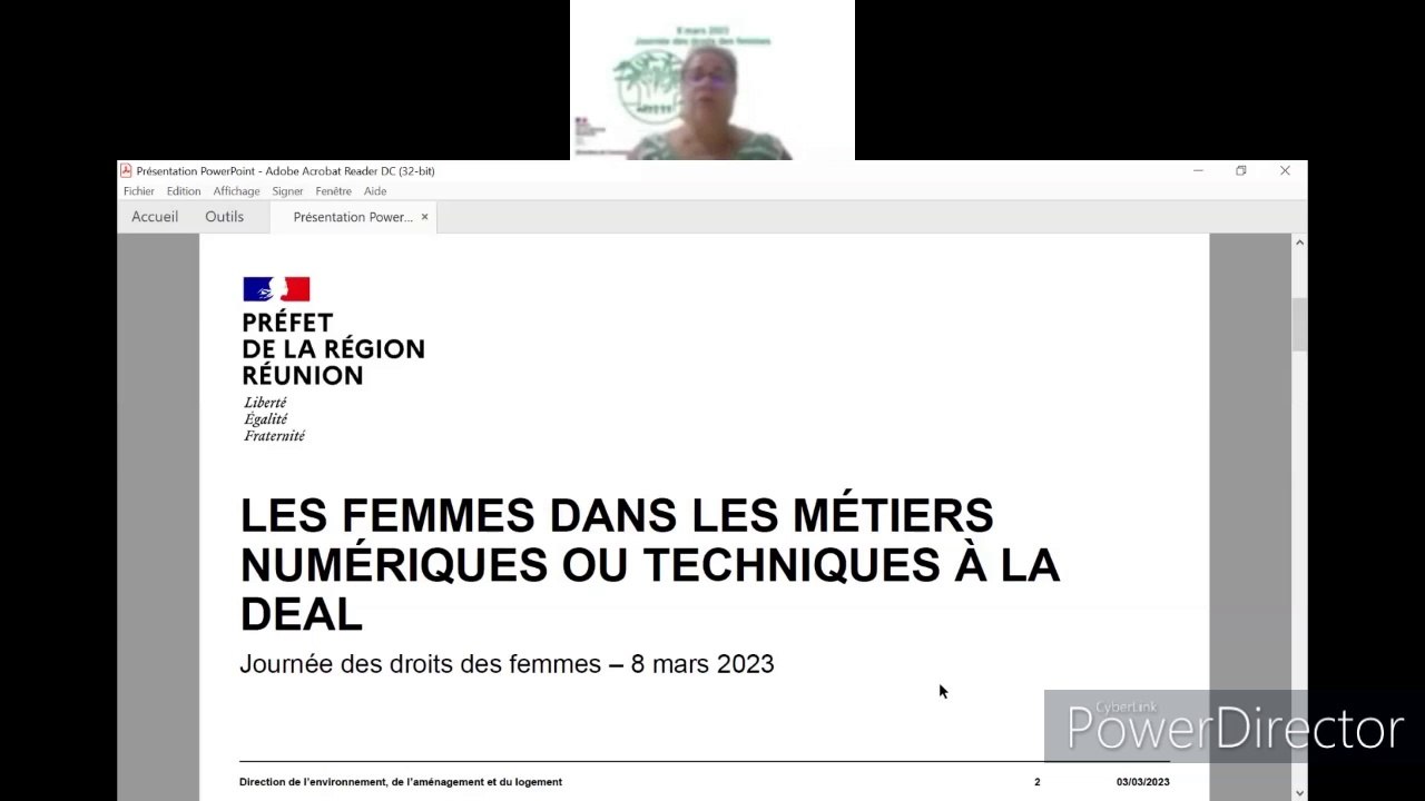 Les femmes dans les métiers numériques ou techniques à la DEAL Réunion - Journée des droits des femmes - 8 mars 2023