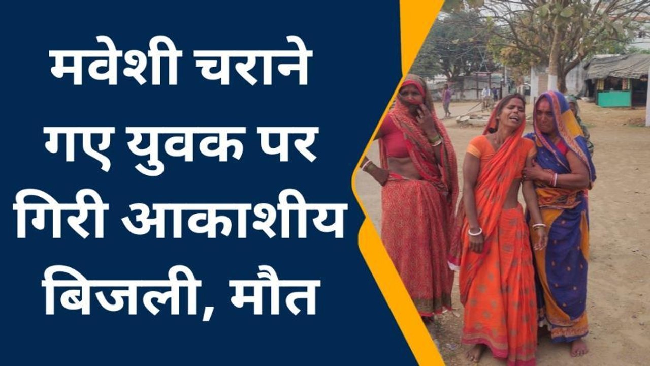 ब्रेकिंग न्यूज़: मवेशी चराने गए पशुपालक वज्रपात...