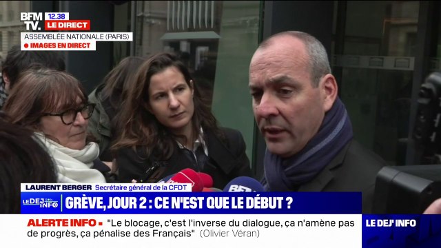 Laurent Berger (CFDT): C'est le moment de se mobiliser massivement contre la réforme des retraites