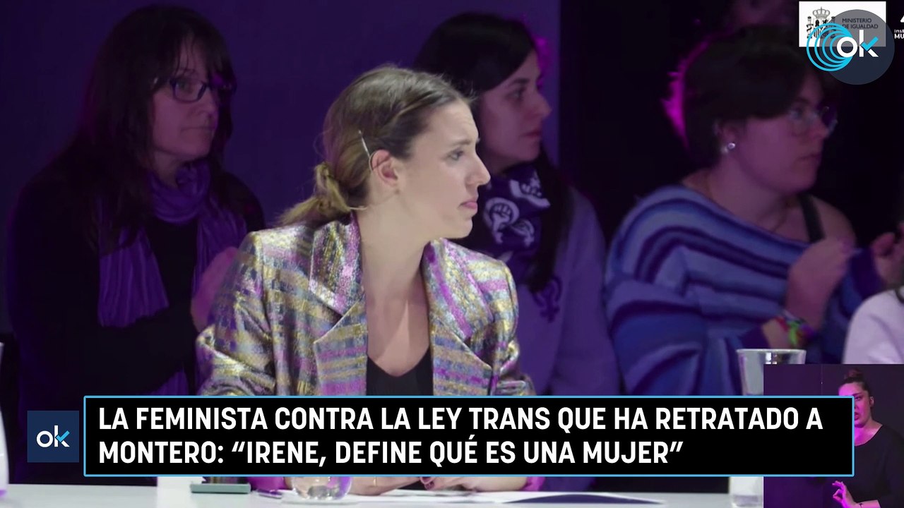 La feminista contra la Ley Trans que ha retratado a Montero Irene ...