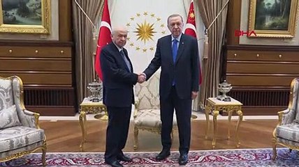 Erdoğan-Bahçeli görüşmesi başladı