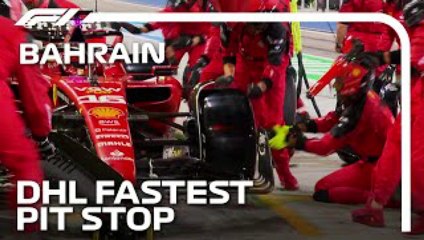 FORMULA 1: Fastest Pit Stop | 2023 Bahrain Grand Prix | DHL