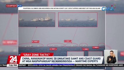 China, nananakop nang 'di umaatake gamit ang coast guard at mga nagpapanggap na mangingisda -- maritime experts | 24 Oras