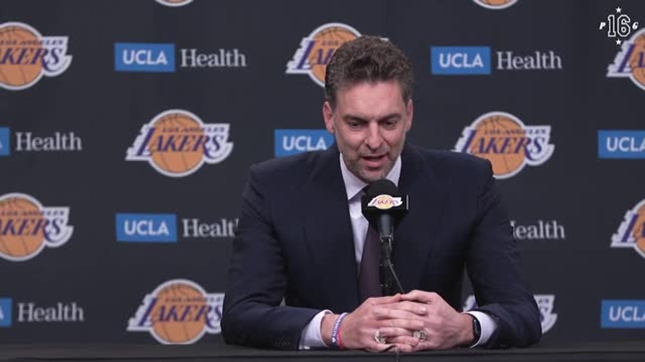 Gasol bedankt sich bei Lakers für 'besondere Nacht'