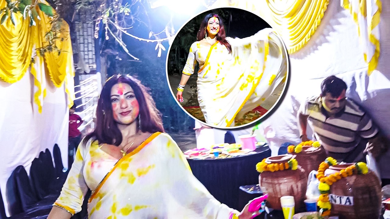 Holi पर Sweety Chhabra के मस्त डांस पर फैन्स हुए फिदा