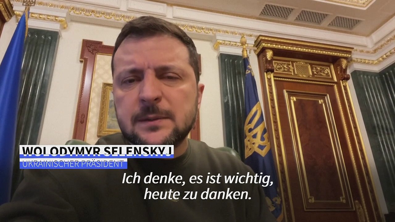 Seelenskyj richtet am Weltfrauentag dankende Worte an Frauen