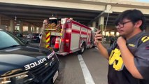 Houston : crash d'une voiture dans un café pendant que 2 podcasters enregistraient leur émission !