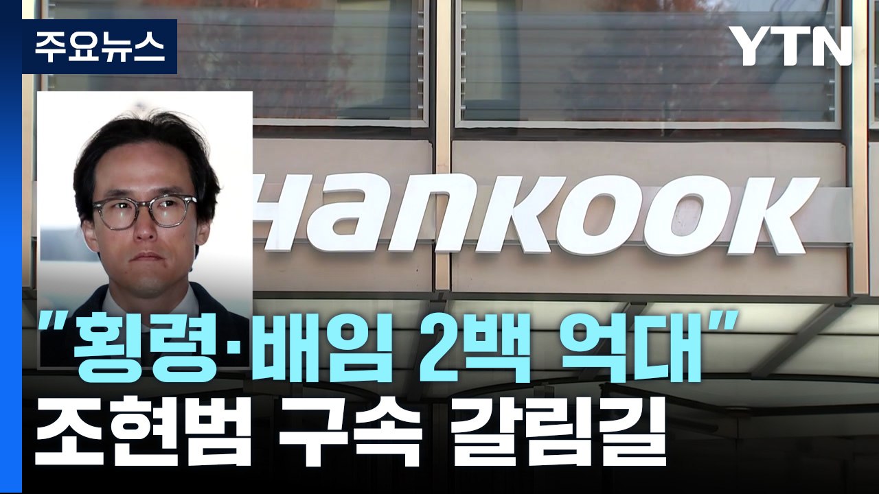 '200억 횡령' 조현범 한국타이어 회장 구속 갈림길..."총수 품위 유지 위해 범행...