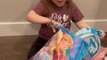Little Girls Utters Loud Expletive After Opening Birthday Gift