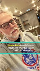 James Gunn Kills Rumor Involving Henry Cavill's DCU Future #shorts