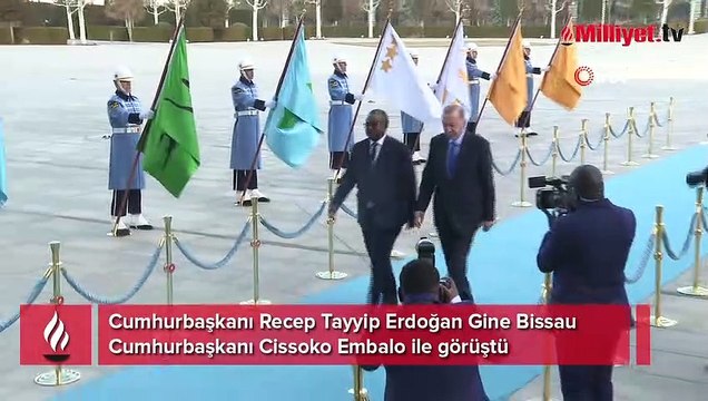 Cumhurbaşkanı Erdoğan, Gine Bissau Cumhurbaşkanı ile görüştü