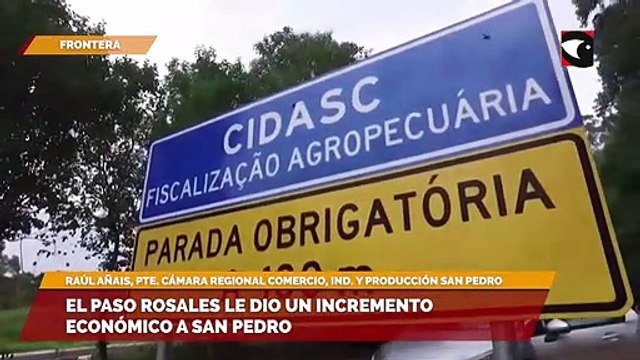 El paso rosales le dio un incremento económico a San Pedro