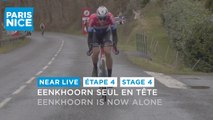 Eenkhoorn seul en tête / Eenkhoorn is now alone  - Étape 4 / Stage 4 - #ParisNice 2023