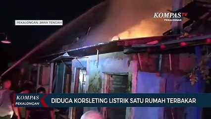 Si Jago Merah Melanda Rumah di Noyontaansari Kota Pekalongan