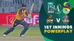 1st Innings Powerplay | Peshawar Zalmi vs Quetta Gladiators | Match 25 | HBL PSL 8 | MI2T
