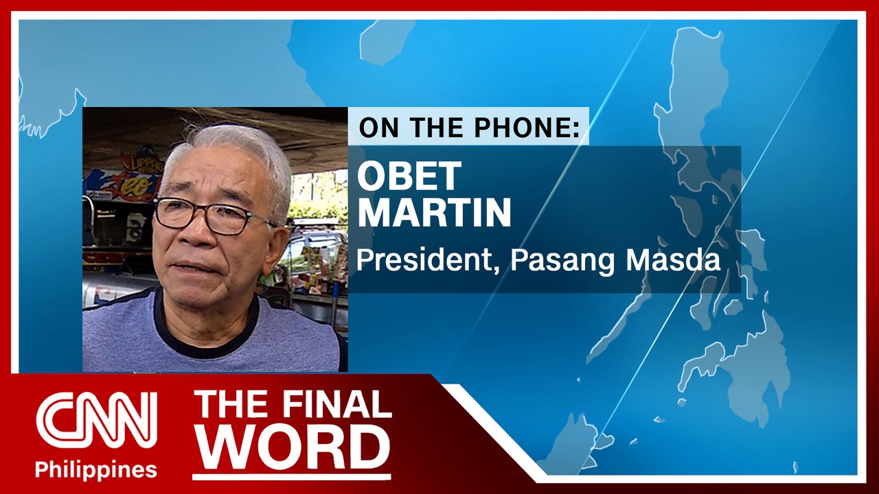 Marcos to ensure PUV drivers won't lose jobs | The Final Word