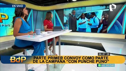 "Con punche Puno": envían convoy humanitario para reactivar la economía en la región