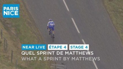 Quel sprint de Matthews / What a sprint by Matthews - Étape 4 / Stage 4 - #ParisNice 2023