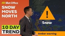 10 Day Trend 08/03/2023 – Snow moves north - Met Office Weather Forecast